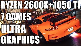 7 GAMES ULTRA GRAPHICS RYZEN 2600X amp GTX 1050Ti FPS BenchmarkTest Ultra Settings 1080p [upl. by Alina]