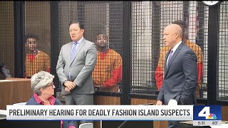 Preliminary hearing for deadly Fashion Island accused suspects [upl. by Saville149]