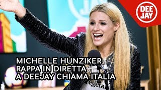 Michelle Hunziker rappa in diretta e lascia tutti a bocca aperta [upl. by Ytteb]