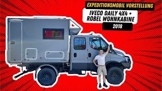 Expeditionsmobil Iveco Daily 4x4 mit Robel Wohnkabine als Absetzkabine [upl. by Anaer]