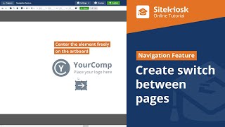 Create switch between pages  SiteKiosk Online Tutorial [upl. by Margery]