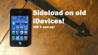 How to sideload appsIPA files on old iOS Devices iOS 3 and up Windows [upl. by Anam]