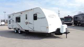 Super Nice 30 2007 Keystone Passport Ultralite 280BHS 1Slides Sleeps 89 ONLY 4140lbs [upl. by Hnad434]