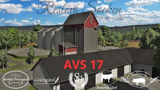 MIN FÖRSTA HJULLASTARE RESLÖVS SOCKEN AVS 17 Farming Simulator 22 [upl. by Hildagarde]