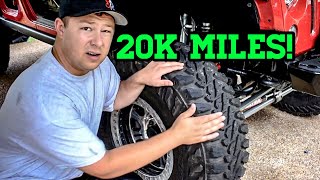 20000 Mile Tire Review Yokohama Geolandar MT [upl. by Cerell957]