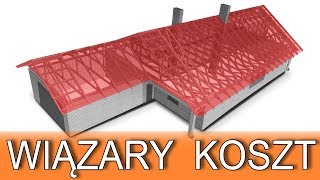 Strop betonowy czy drewniany Ile kosztują wiązary dachowe DomZa100 62 [upl. by Kohcztiy]