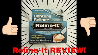 Reline IT Denture soft liner review [upl. by Ardnuhsal]