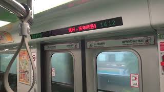 Kawasaki EMU Taichung Metro  Shuian Temple to Wenxin Forest Park Green Line 臺中捷運 綠線 水安宮往文心森林公園 [upl. by Akiras]