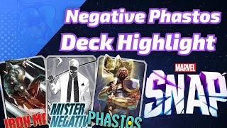 Negative Phastos is double the buffs amp double the fun  Marvel SNAP Deck Highlight amp Gameplay [upl. by Econah]