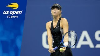 2018 US Open Top 5 Plays Maria Sharapova [upl. by Tigges]