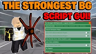 The Strongest Battlegrounds Script GUI  Hack AUTO GAMEPASS KILL AURA AND MORE PASTEBIN [upl. by Introc760]