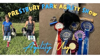 Prestbury Park Agility Show  Agility Vlog [upl. by Linders]