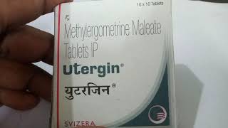 Utergin 0125 mg Tablet View Uses Side Effects Price in hindi [upl. by Winograd]