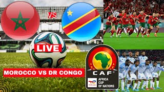 Morocco vs DR Congo Live Stream Africa Cup Nations AFCON 2024 Football Match Score Highlights Direct [upl. by Gloriana]