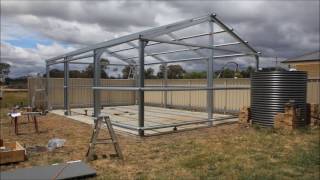 Timelapse shed construction [upl. by Beauchamp]