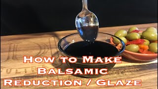 How to make Balsamic Reduction  Glaze [upl. by Aisya966]