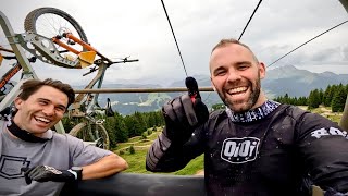 RIDING MTB IN SUPER MORZINE 2022 ROADTRIP PART 2 🔥 [upl. by Kilgore]