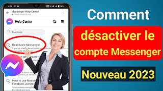 Comment désactiver le compte Messenger NOUVEAU 2023  désactiver le compte Messenger [upl. by Ahsitul]