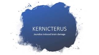 kernicterus brain damage by jaundice [upl. by Flannery]