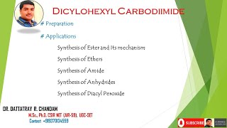 Dicyclohexyl Carbodiimide DCC [upl. by Valaree329]