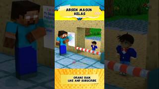 Absen masuk kelas⁉️skibiditoilet minercraft meme memes shorts funny [upl. by Aihsenor89]