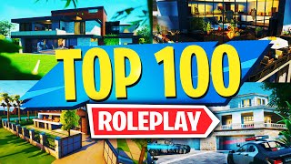 TOP 100 Best ROLEPLAY Maps In Fortnite Creative  Fortnite Roleplay Map CODES 2022 [upl. by Lindi915]