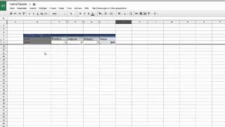 11 Google Drive Tabellen  Zeilen Spalten fixieren [upl. by Arteid]
