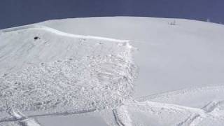 avalanche at The Snowy Range in Wyoming [upl. by Jacy]