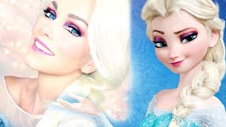 Elsa Frozen Makeup [upl. by Natsud843]