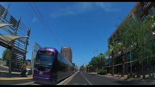 Driving to a Japanese Restaurant in Downtown Phoenix [upl. by Ailehs814]