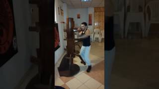 Uomo di legno  wing chun  Bruce lee [upl. by Rehpoitsirhc]