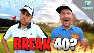 CAN WE BREAK 40 GREENSOMES Golf Challenge ⛳️ [upl. by Nnodnarb414]