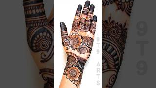 10 Easy amp simple karwa chauth mehndi design  Mehandi ka design  Mehndi design  mehendi  9T9 Arts [upl. by Enotna]