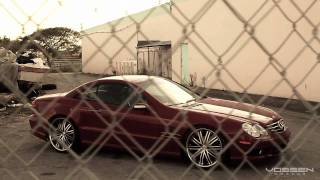 Mercedes Benz SL500 on 20quot Vossen VVS082 Wheels  Rims [upl. by Rog]