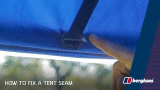 How To Fix A Tent Seam [upl. by Onivla258]