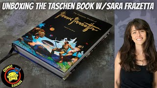 Fantastic Worlds of Frank Frazetta Taschen Book wguest SARA FRAZETTA [upl. by Gladdy]