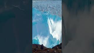 HUGE Glacier Calving in Greenland [upl. by Llenil882]