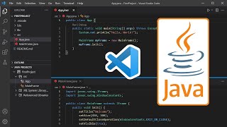 Create Your First Java Project using Visual Studio Code 2021 and Java JDK 17 [upl. by Releehw]