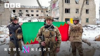 War in Ukraine What it’s like defending Avdiivka against Russian attacks – BBC Newsnight [upl. by Kacerek]