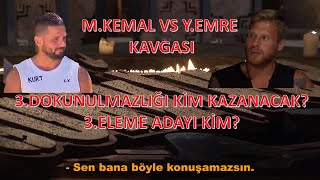 3DOKUNULMAZLIK OYUNUNU KİM KAZANACAK 3ELEME ADAYI KİM MKEMAL  YUNUS EMRE KAVGASI [upl. by Acherman438]