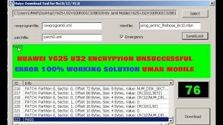 Huawei Y625u32 Encryption Unsuccessful Error 100 working solution [upl. by Walker]