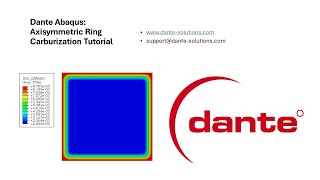 Dante Abaqus Heat Treatment Simulation Gas Carburization Model Tutorial [upl. by Gerri]