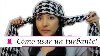 Como usar un turbante [upl. by Service963]