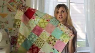 Patchwork Chain Piecing and Nesting Seams How To [upl. by Margarida]