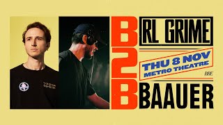 RL GRIME B2B BAAUER LIVE  Sydney 2018 [upl. by Selbbep]