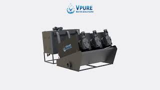 Volute Press Machine  Vpure Water Solutions [upl. by Doownel]