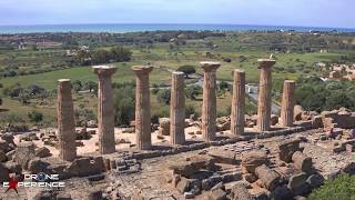 SICILIA AGRIGENTO quotVALLE DEI TEMPLIquot  RIPRESE AEREE CON DRONE [upl. by Imeaj]