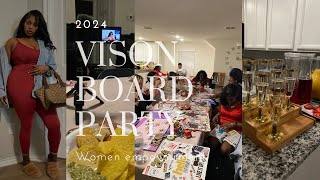 Vision Board Party 2024  Manifest your Dream Life  Mimosas  Games amp More [upl. by Sirah]