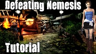 Resident Evil 3 Tutorial Defeating Nemesis Easiest Way [upl. by Sidwohl]