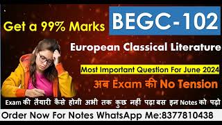 BEGC102 Important Questions For June 2024 ExamImportantQuestion with SolutionJune 202499 Marks [upl. by Sosthina466]